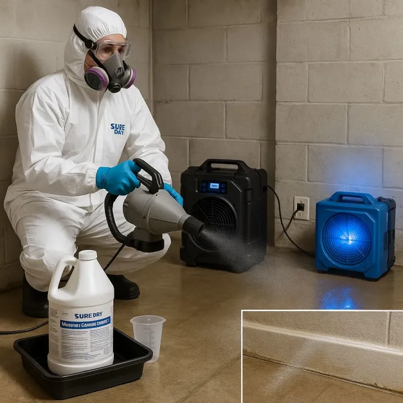 Sanitization and Odor Removal process in Richford, VT